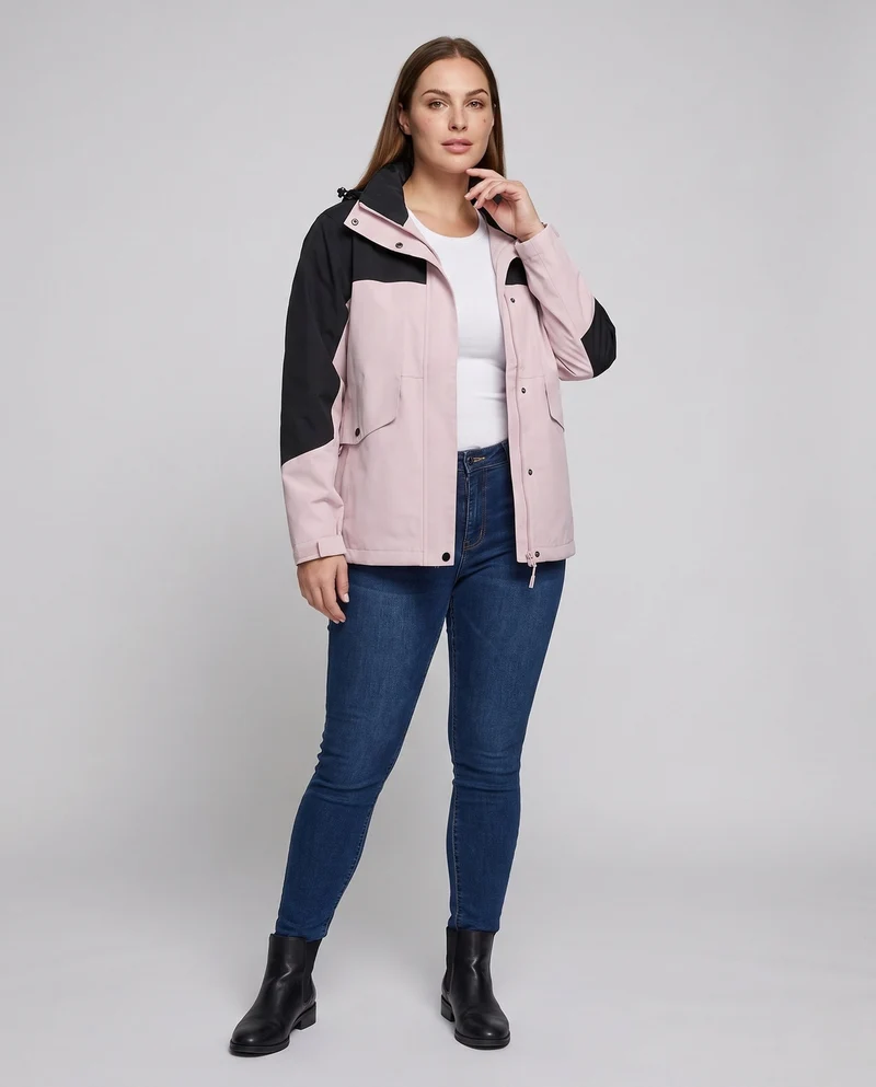 Damen Sportliche Funktionale Jacke Drune