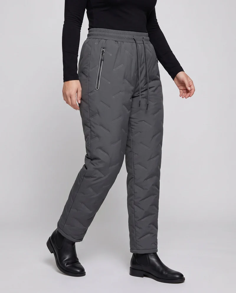Damen Sportliche Thermo Jogginghose Drune