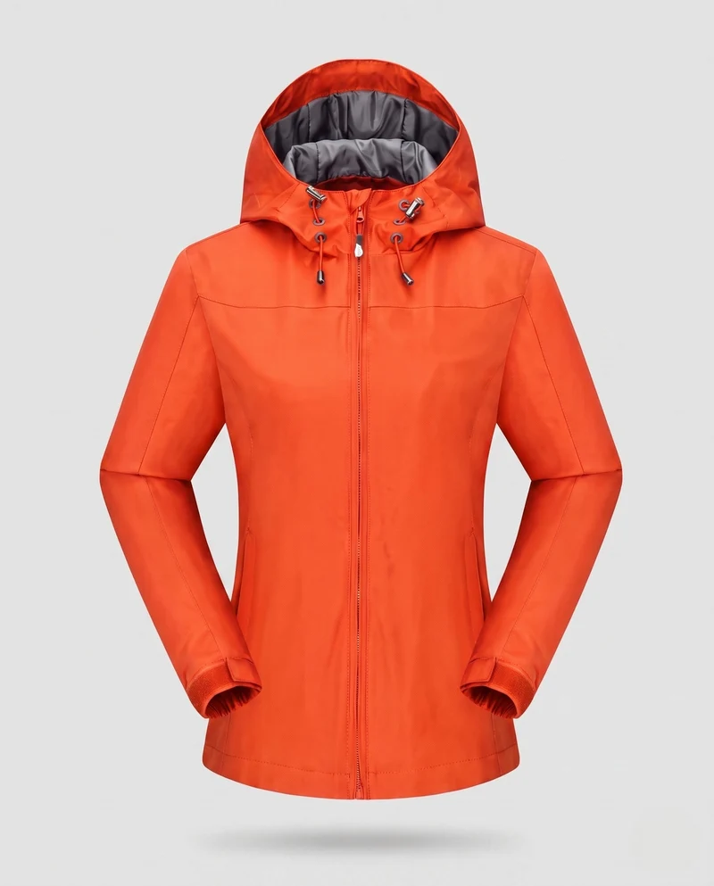 Damen technische Sportjacke mit verstellbarer Kapuze Drune
