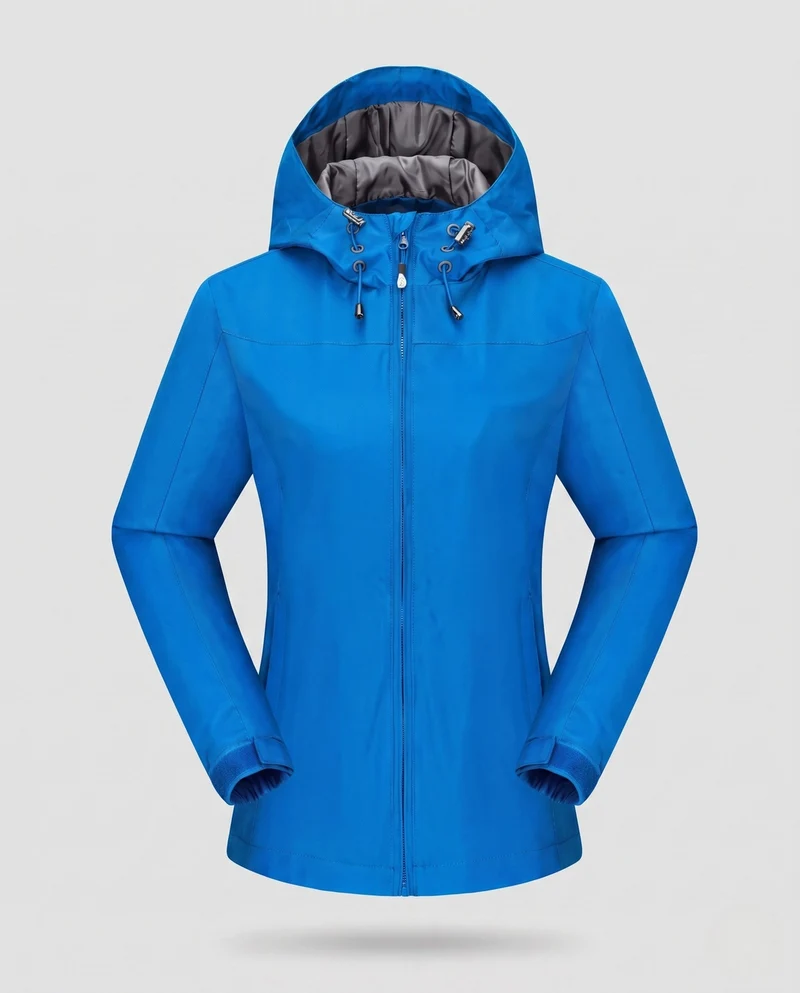 Damen technische Sportjacke mit verstellbarer Kapuze Drune