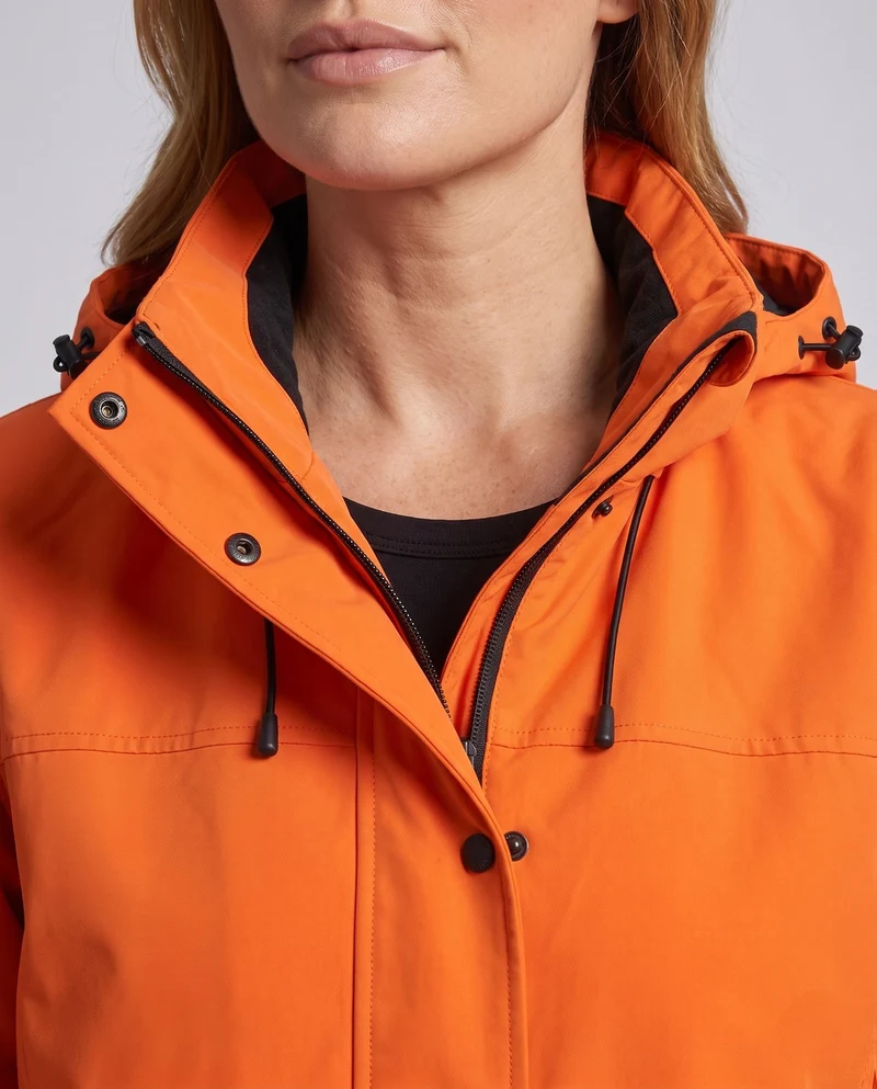 Damen Übergangsjacke mit Taschen und Kapuze Drune