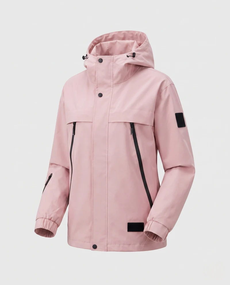 Damen Übergangsjacke mit Taschen und Kapuze Drune