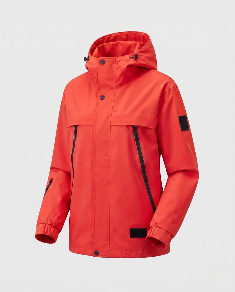 Damen Übergangsjacke mit Taschen und Kapuze Drune