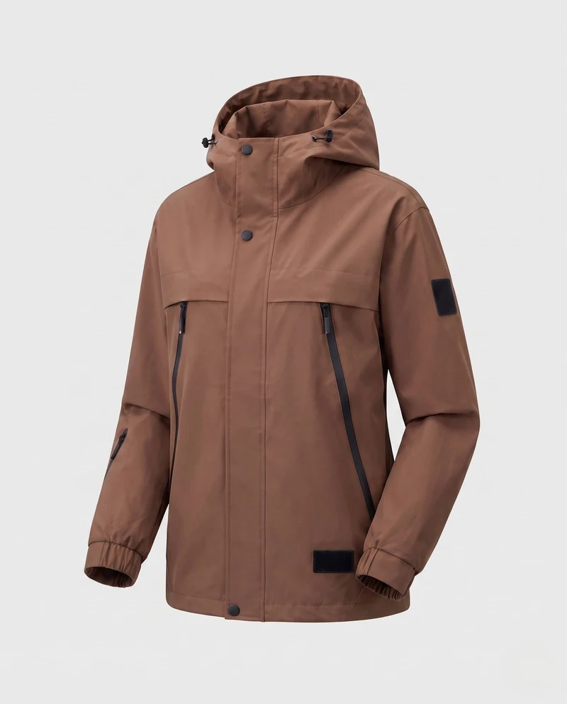 Damen Übergangsjacke mit Taschen und Kapuze Drune