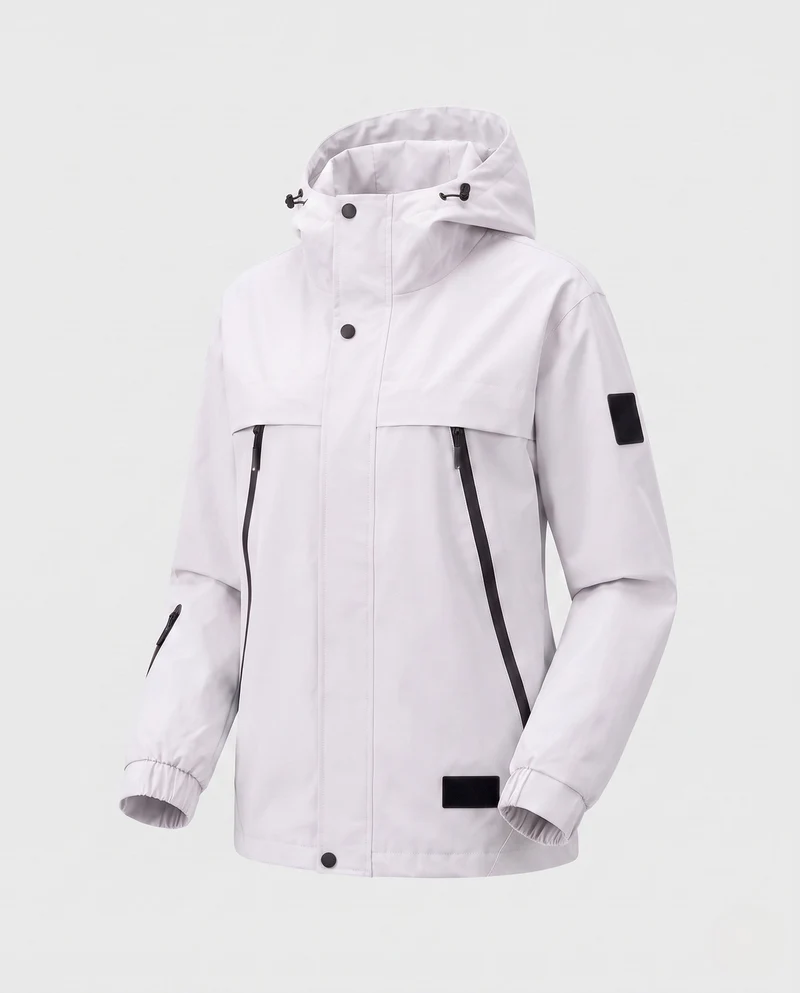 Damen Übergangsjacke mit Taschen und Kapuze Drune