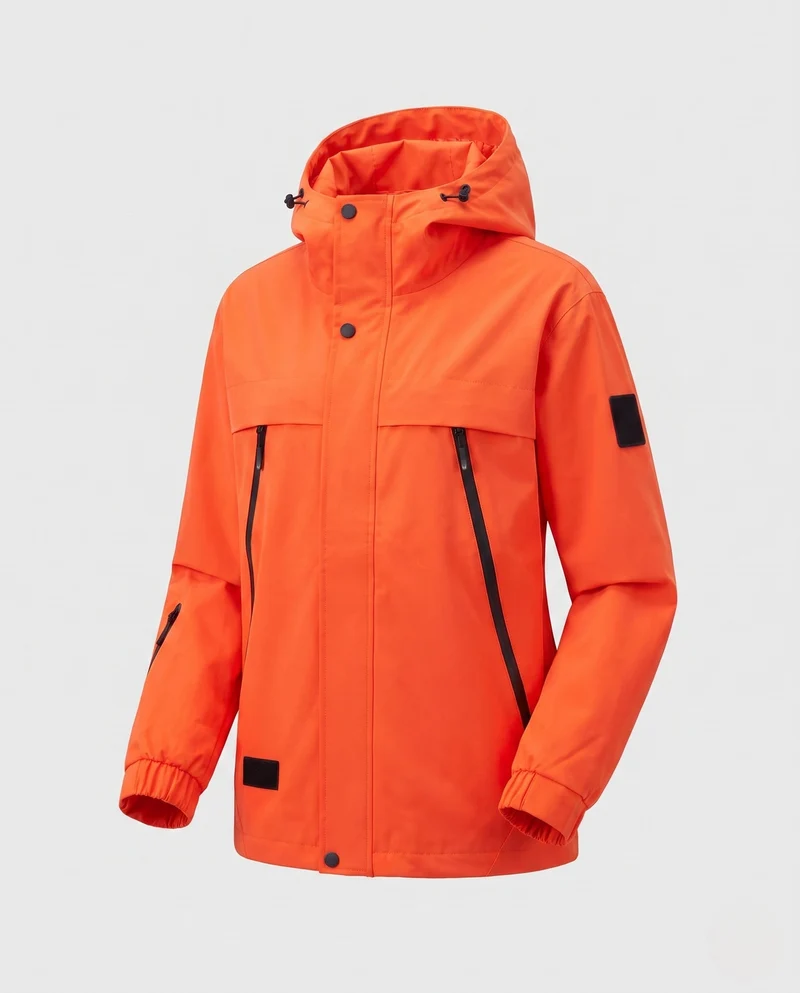 Damen Übergangsjacke mit Taschen und Kapuze Drune