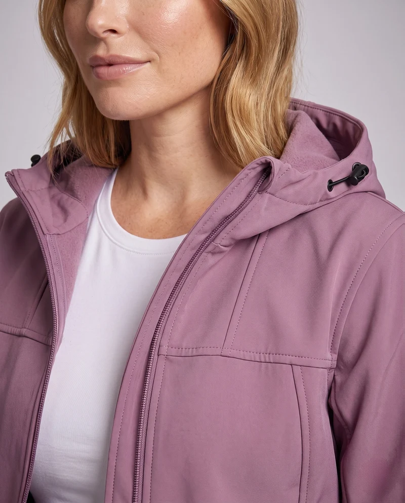 Damen wasserabweisende Outdoorjacke mit verstellbarem Kapuze Drune