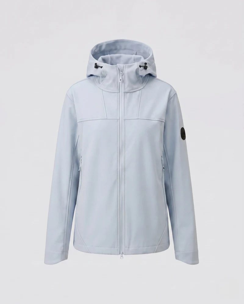 Damen wasserabweisende Outdoorjacke mit verstellbarem Kapuze Drune