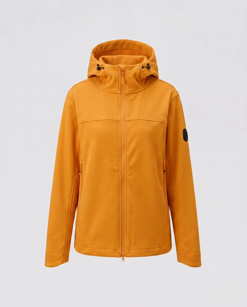 Damen wasserabweisende Outdoorjacke mit verstellbarem Kapuze Drune