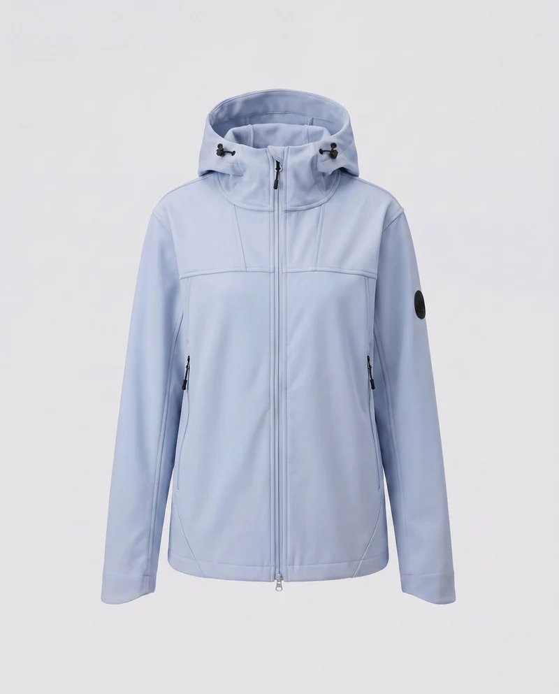 Damen wasserabweisende Outdoorjacke mit verstellbarem Kapuze Drune