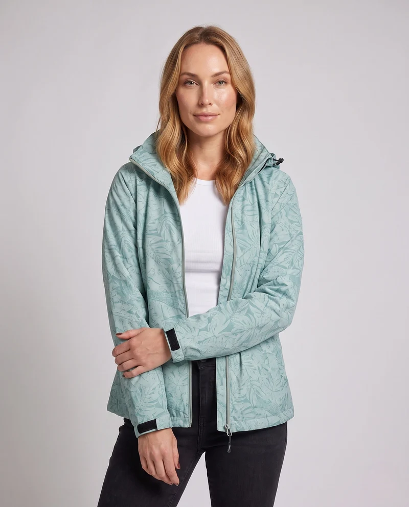Damen winddichte Sportjacke mit Kapuze Drune