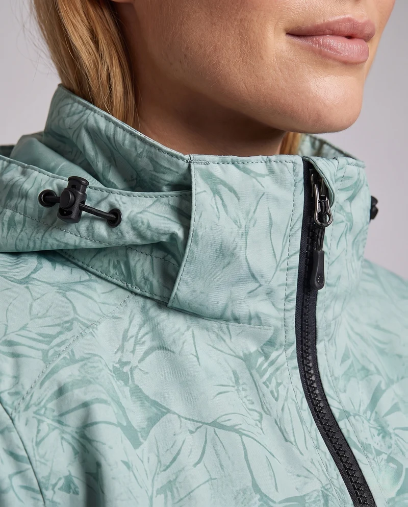 Damen winddichte Sportjacke mit Kapuze Drune