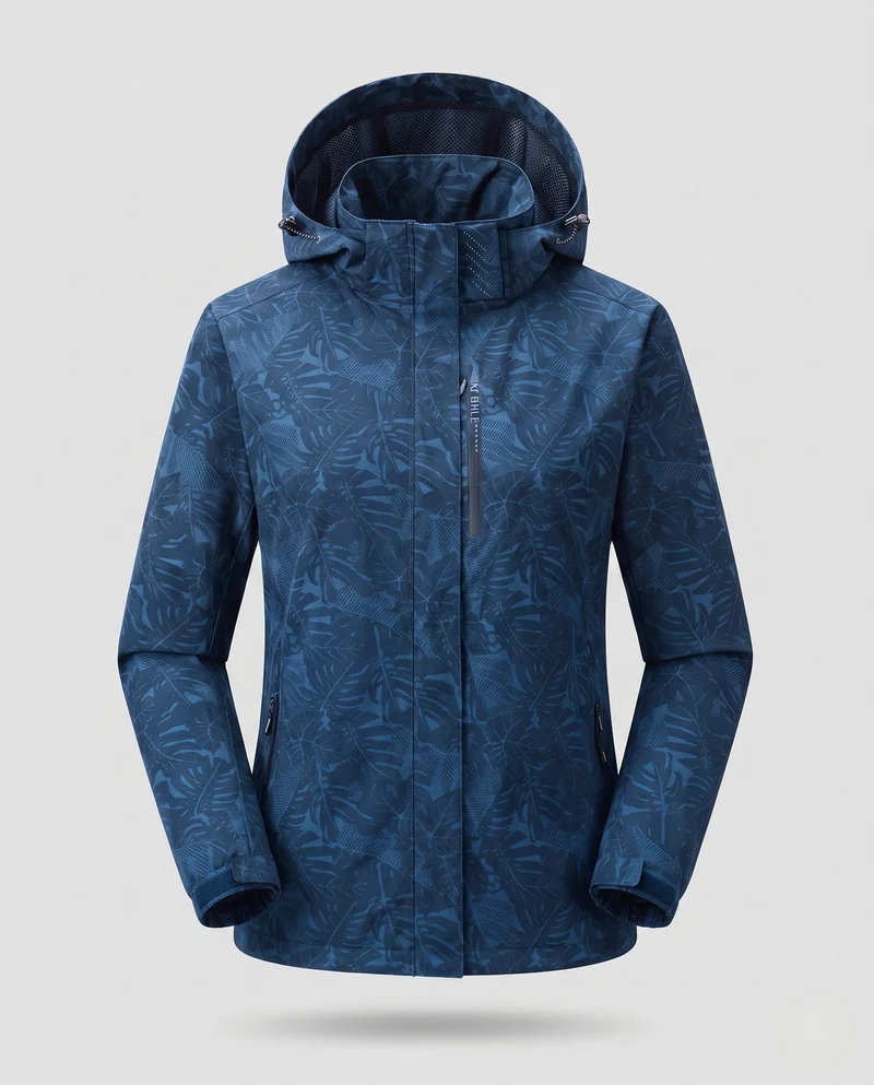 Damen winddichte Sportjacke mit Kapuze Drune