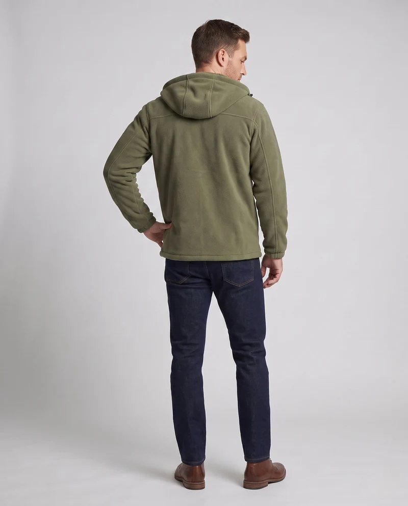 Herren Bequeme und Warme Fleecejacke Drune