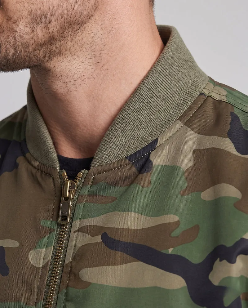 Herren Camouflage Bomberjacke mit praktischen Taschen Drune