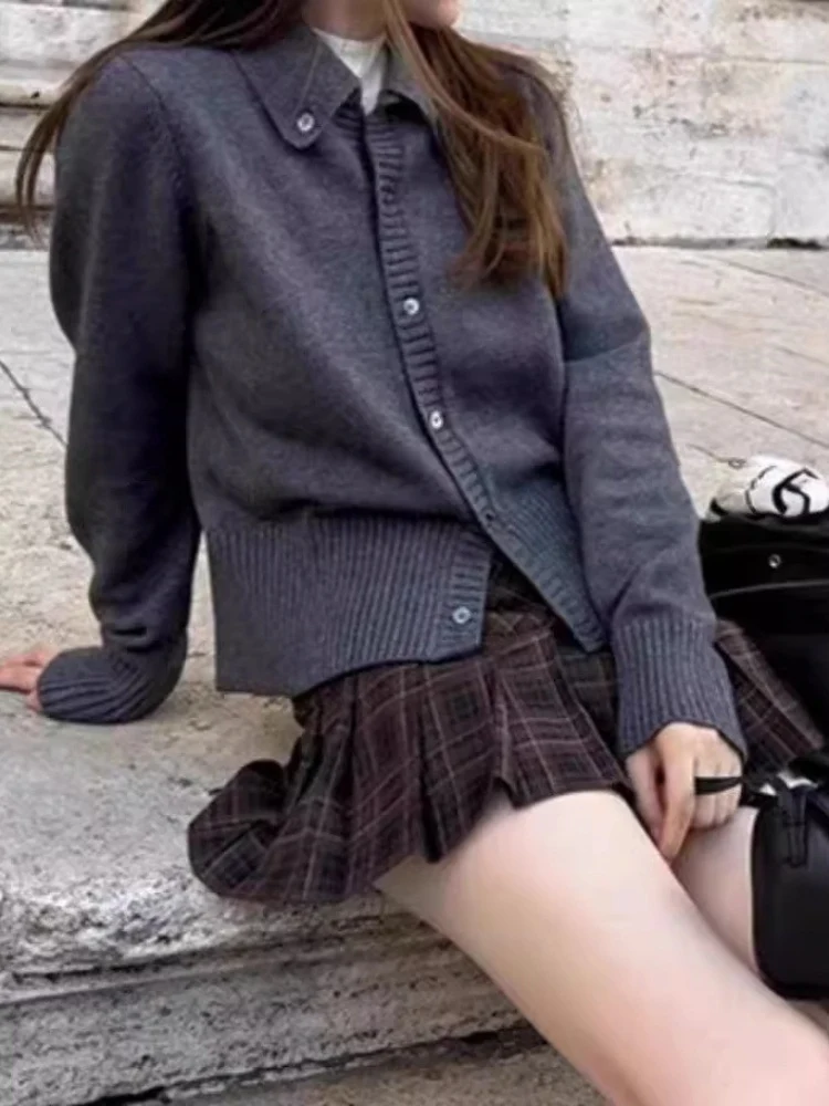 Damen Kurzcardigan mit kastiger Silhouette und extraweicher Kaschmir‑Optik Drune