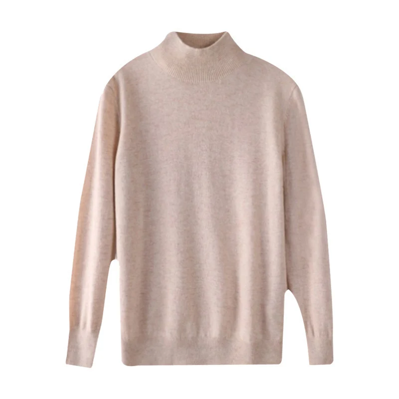 Damen Kurz-Mockneck-Pullover aus Kaschmir‑Look mit leichter Flauschoptik Drune
