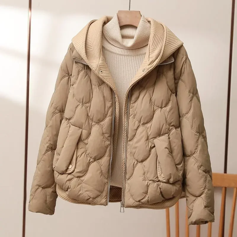 Drune | Wetterfeste Jacke mit Kapuze Damen Regular Fit Belle Couture Essential Wasserdicht