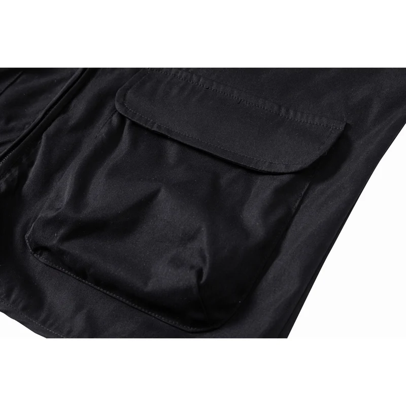Herren Multifunktionale Utility-Weste mit Frontreißverschluss und Mehrfachtaschen Drune