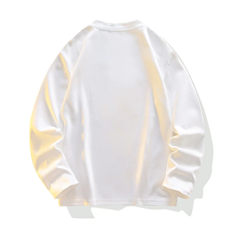 Herren Locker geschnittenes Langarm‑Sweatshirt mit V‑Einsatz und Raglanärmeln Drune