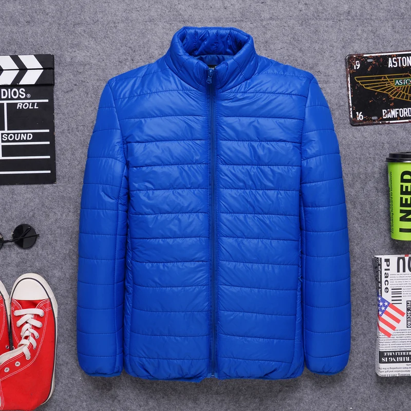 Herren Leichte gesteppte Thermojacke mit Stehkragen und durchgehendem Reißverschluss Drune