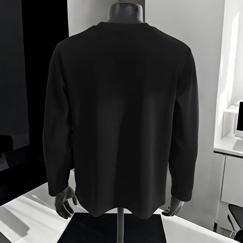 Herren Lässiges Raglan-Sweatshirt mit Rundhals, leichter Struktur und relaxed Fit Drune