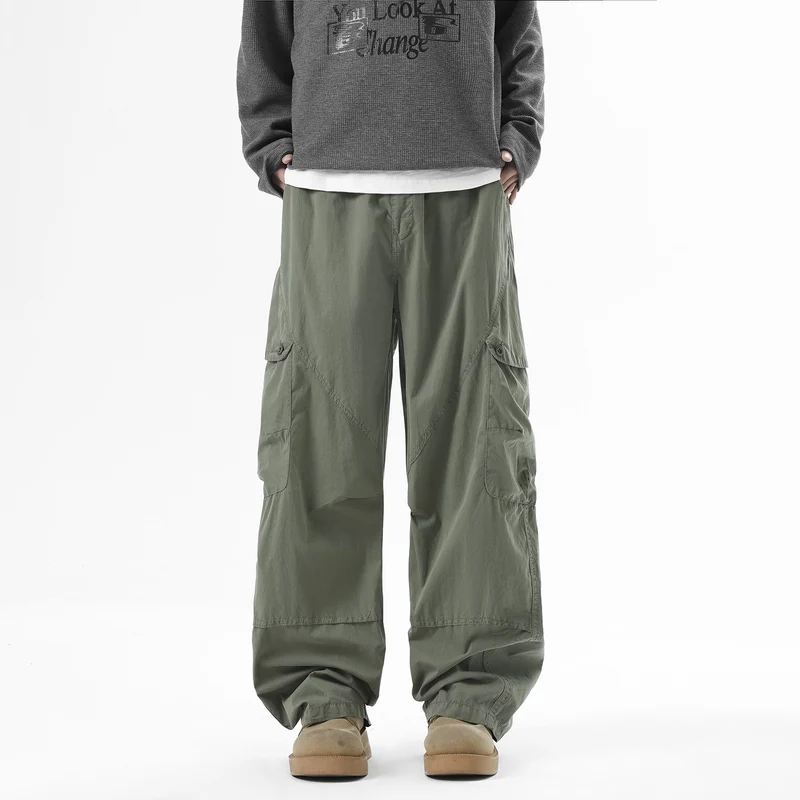 Herren weite technische Cargohose mit Mehrfachtaschen Drune