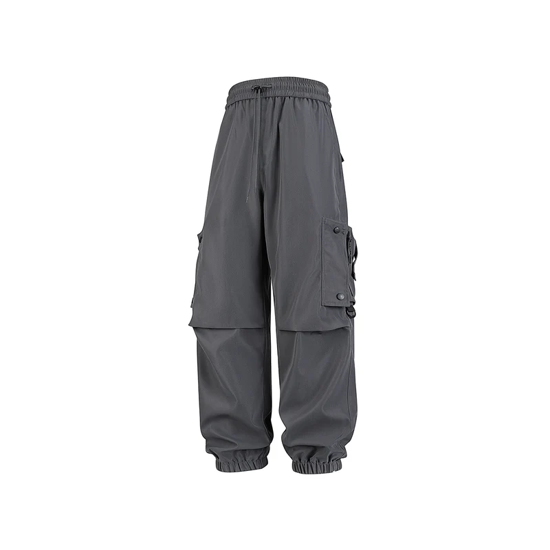 Herren Weite Technical‑Cargo‑Jogger mit elastischem Tunnelzugbund, Multifunktions‑Cargotaschen und verstellbaren Beinabschlüssen Drune
