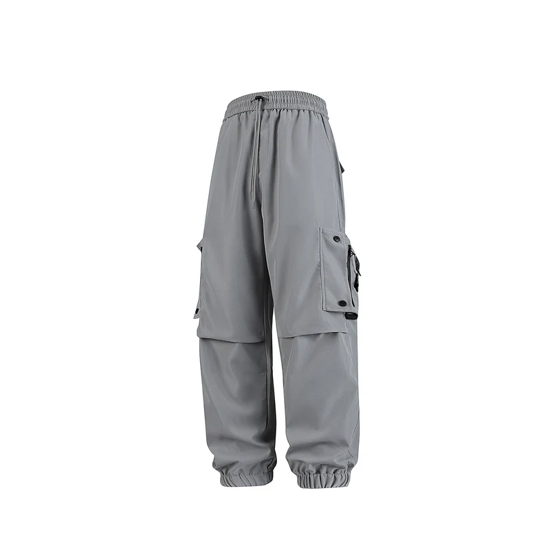 Herren Weite Technical‑Cargo‑Jogger mit elastischem Tunnelzugbund, Multifunktions‑Cargotaschen und verstellbaren Beinabschlüssen Drune