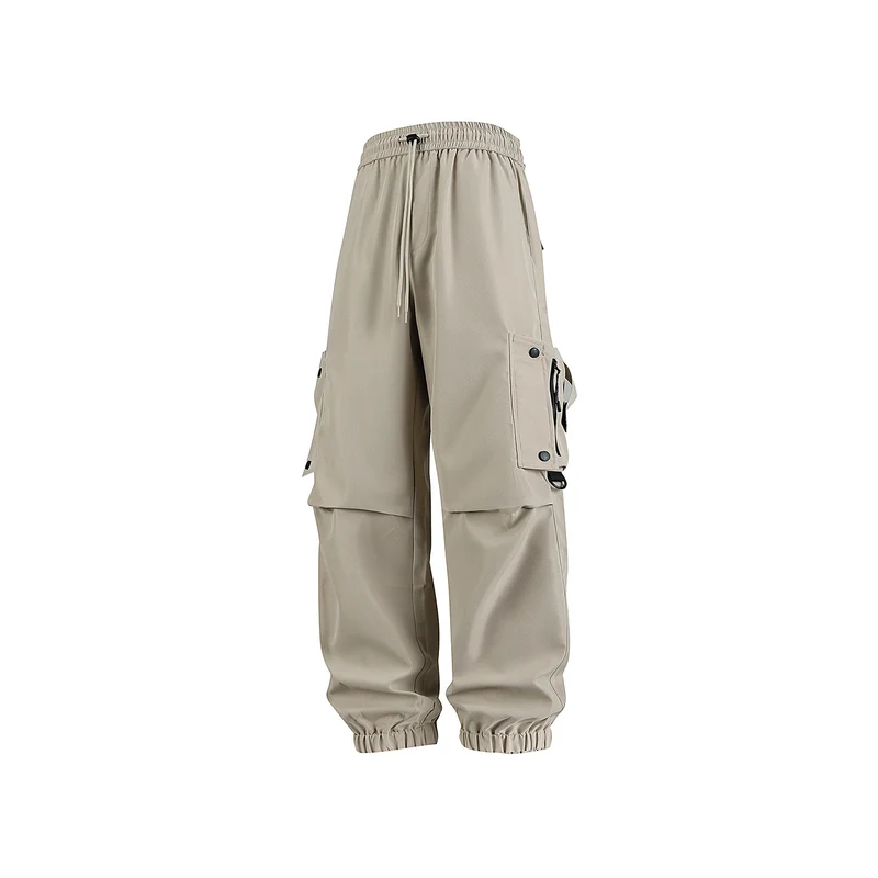 Herren Weite Technical‑Cargo‑Jogger mit elastischem Tunnelzugbund, Multifunktions‑Cargotaschen und verstellbaren Beinabschlüssen Drune