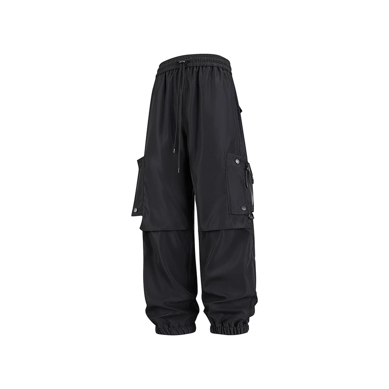 Herren Weite Technical‑Cargo‑Jogger mit elastischem Tunnelzugbund, Multifunktions‑Cargotaschen und verstellbaren Beinabschlüssen Drune