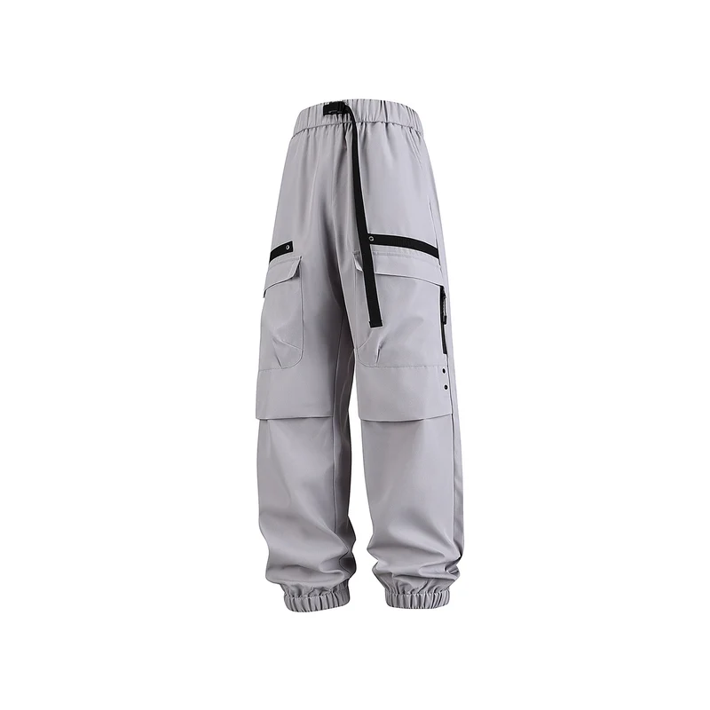 Herren weite Cargo-Jogginghose im Tech‑Utility‑Look mit elastischem Bund und multifunktionalen Klapptaschen Drune