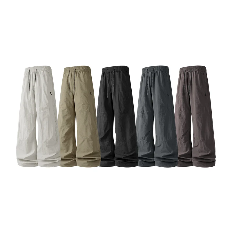Herren Weite Baggy‑Hose mit Tunnelzugbund und Paneel‑Konstruktion Drune
