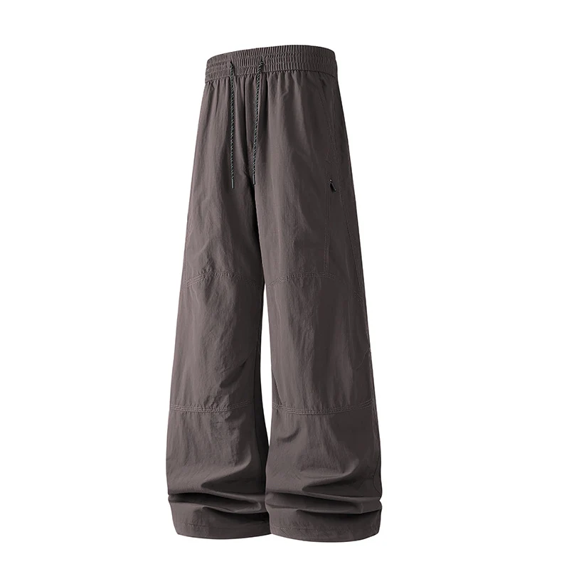 Herren Weite Baggy‑Hose mit Tunnelzugbund und Paneel‑Konstruktion Drune