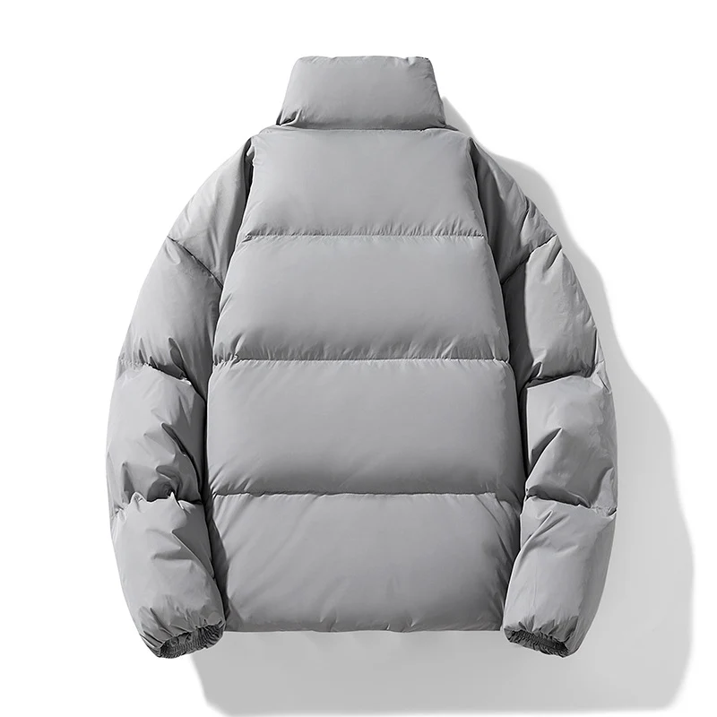 Herren Wattierte Winter-Steppjacke mit hohem Stehkragen Drune