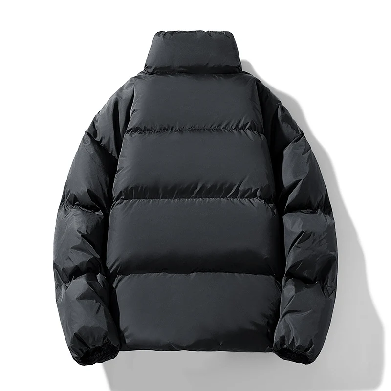 Herren Wattierte Winter-Steppjacke mit hohem Stehkragen Drune