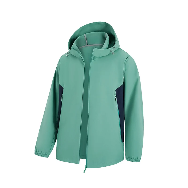 Herren Wasserdichte ultraleichte Kapuzen‑Shelljacke mit Belüftungszonen und versiegelten Nähten Drune