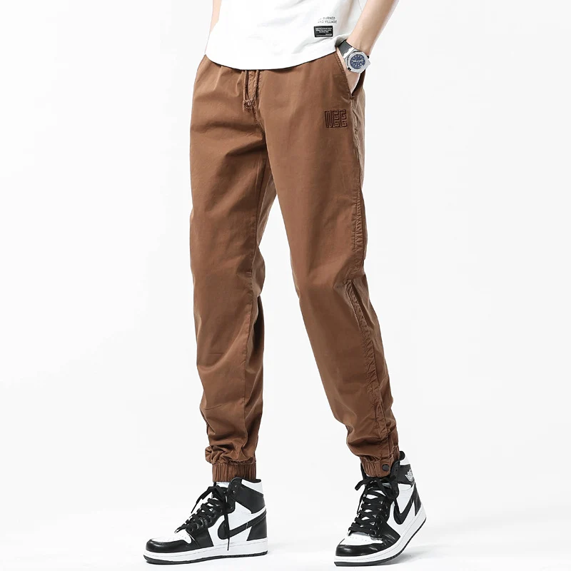 Herren Utility-Joggerhose mit Tunnelzug, elastischen Knöchelbündchen und entspanntem Schnitt Drune