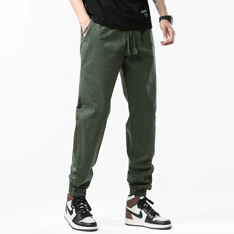 Herren Utility-Joggerhose mit Tunnelzug, elastischen Knöchelbündchen und entspanntem Schnitt Drune