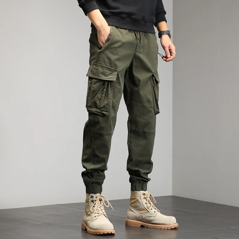 Herren Utility-Joggerhose mit sculpted Kniepaneelen, verstärkten Cargotaschen und elastischem Komfortbund Drune