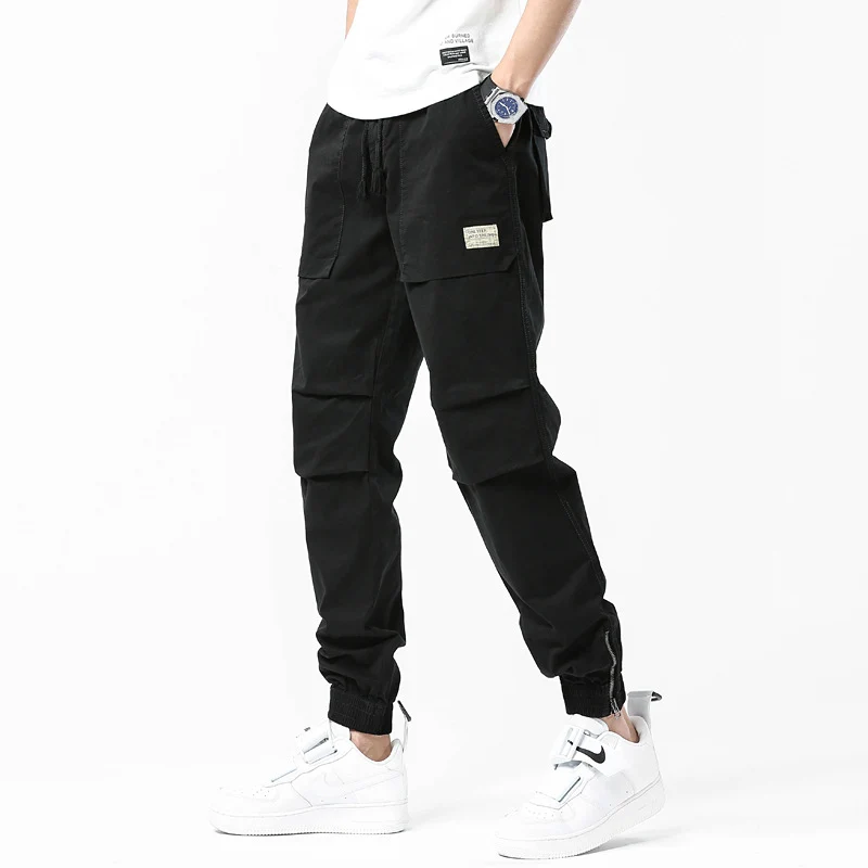 Herren Utility-Joggerhose im Tapered-Cut mit großen Klappfächern und elastischem Knöchelabschluss Drune