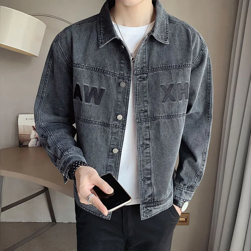 Herren Modische Denimjacke Drune