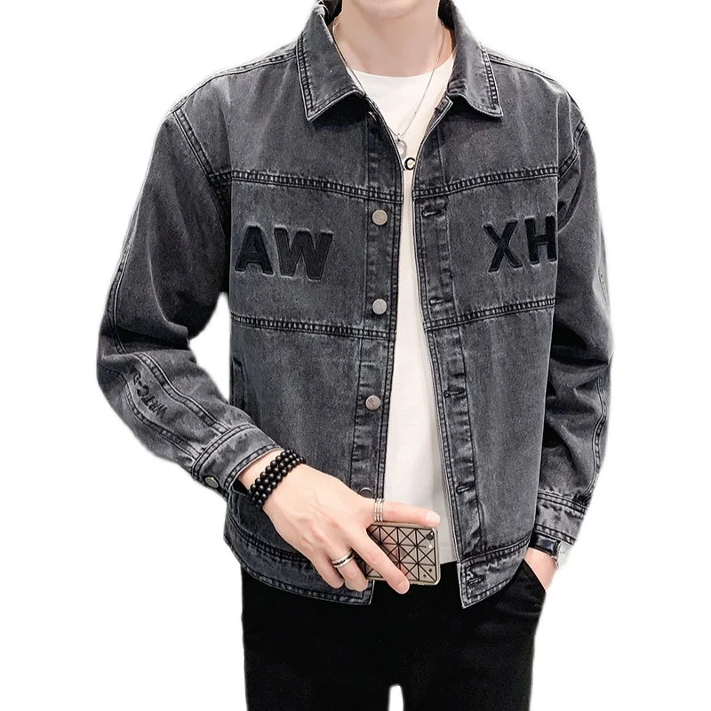 Herren Modische Denimjacke Drune