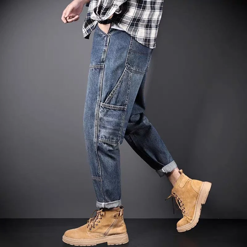 Herren Modische Cargo-Jeans Drune