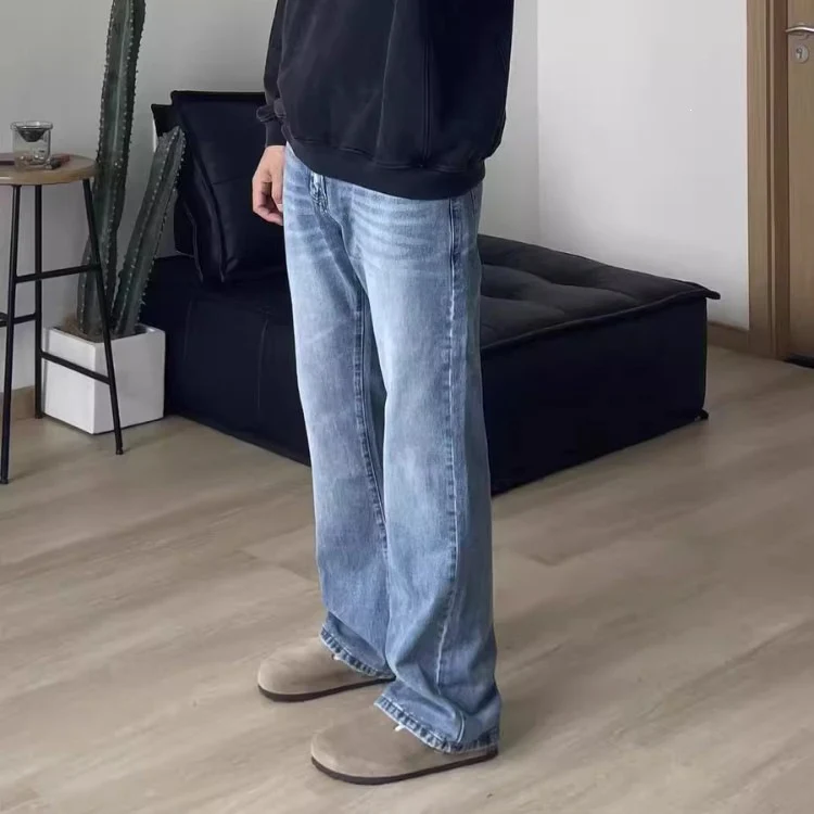 Herren Modische Bootcut Jeans Drune