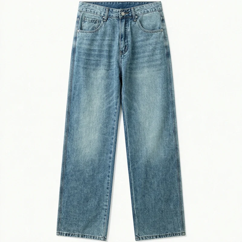 Herren Modische Bootcut Jeans Drune