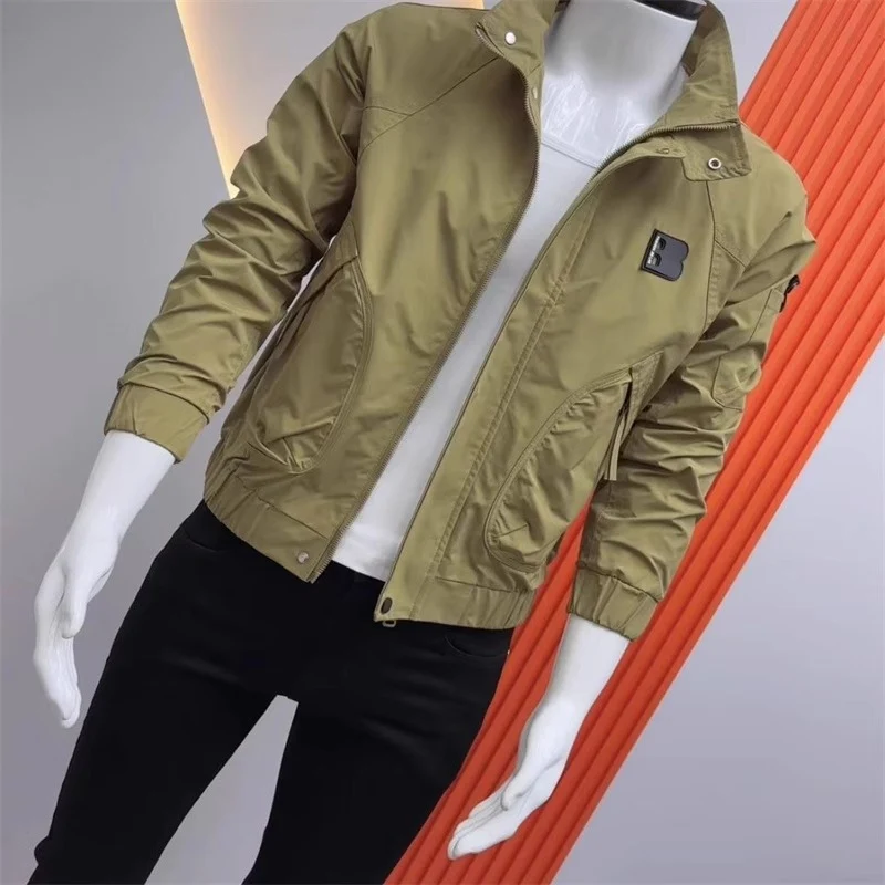 Herren Modische Bomberjacke Drune