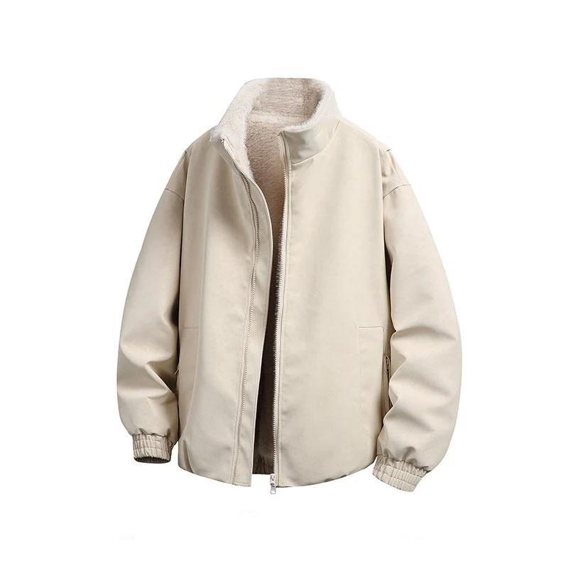 Herren Modische Bomberjacke aus luxuriösem Material Drune