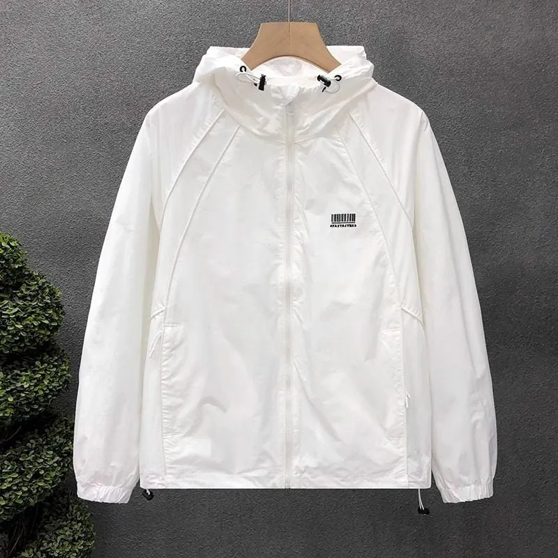 Herren Leichte Windjacke mit verstellbarer Kapuze Drune
