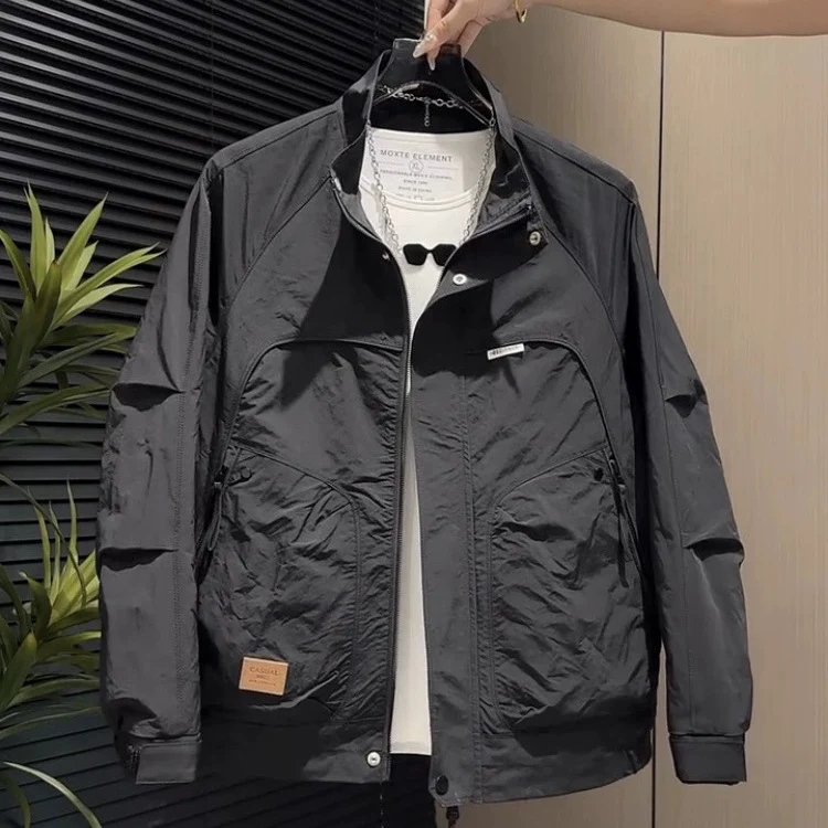 Herren Leichte Übergangsjacke mit funktionalen Taschen Drune